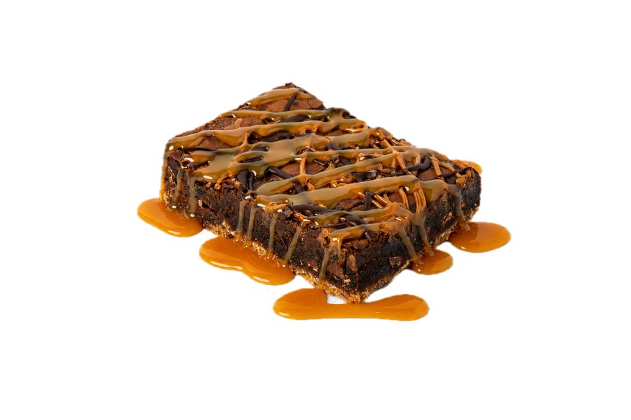 Salted Caramel Pretzel Brownie