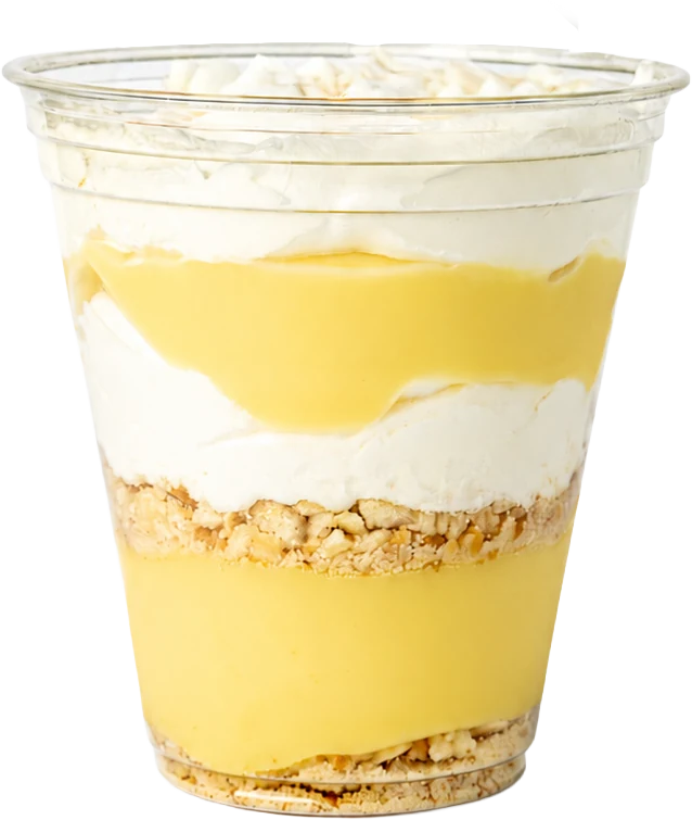 Banana vanilla wafer parfait